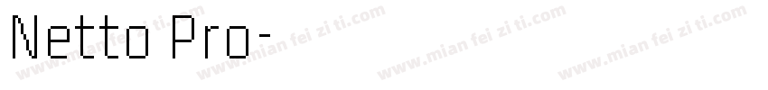 Netto Pro字体转换